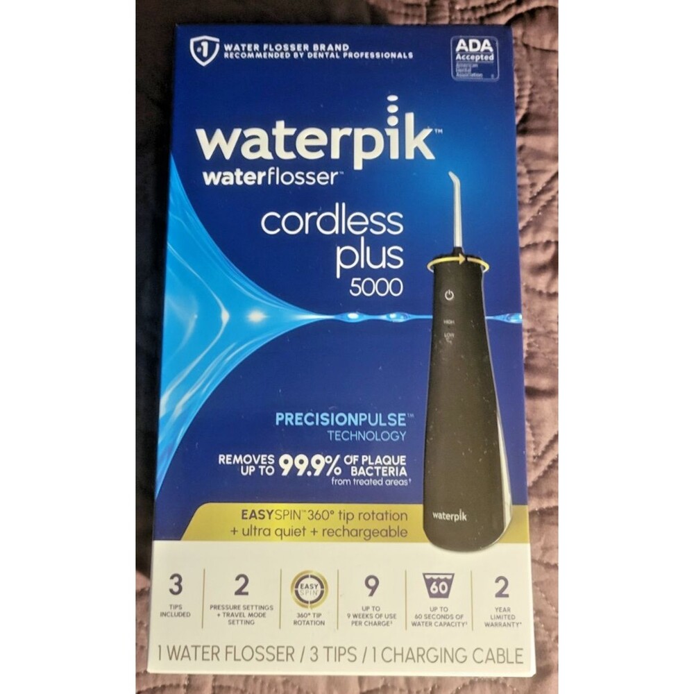 NIB Waterpik WF-26W012 Cordless Plus 5000 Rechargeable Water Flosser New